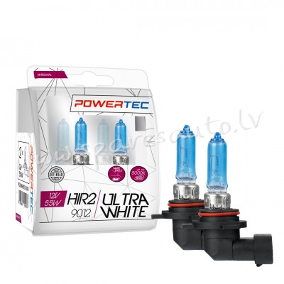 PTZUWHIR2-DUO - HIR2 POWERTEC UltraWhite HIR2 12V DUO - Spuldzite Powertec Komplekts - UNSORTED HALO Rīga - foto 1