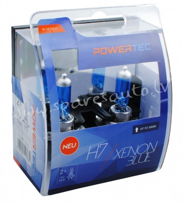 PTZXB7-DUO - H7 POWERTEC DUO BOX H7 POWERTEC XENON BLUE H7 12V - Spuldzite Powertec Komplekts - UNSO Рига - изображение 1