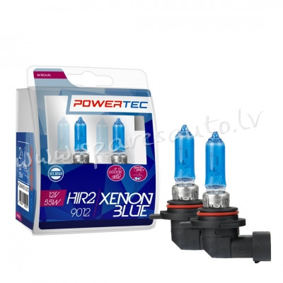 PTZXBHIR2-DUO - HIR2 POWERTEC Xenon Blue HIR2 12V DUO - Spuldzite Powertec Komplekts - UNSORTED HALO Rīga - foto 1