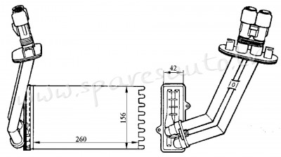 RP73362 - OEM: 7701039481' EDA Cooling - Salona Sildītāja Radiators - RENAULT LAGUNA (1994-1998) Рига - изображение 1