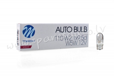 Z12 - W5W T10 L12V W5W WHITE, small M-TECH - Spuldzite - UNSORTED HALOGĒNA SPULDZES Rīga - foto 1