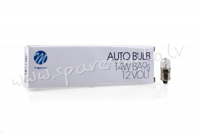 Z13 - T4W M-TECH bulb T4W BA9s 12V/4W - Spuldzite - UNSORTED HALOGĒNA SPULDZES Rīga - foto 1