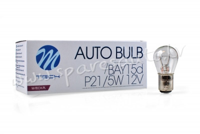 Z15 - P21/5W M-TECH bulb P21/5W BAY15d 12V/21/5W CLEAR - Spuldzite - UNSORTED HALOGĒNA SPULDZES Rīga - foto 1