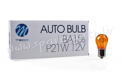 Z19 - PY21W M-TECH bulb BA15s S25 12V/21W AMBER - Spuldzite - UNSORTED HALOGĒNA SPULDZES Rīga - foto 1