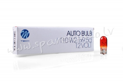 Z28 - WY5W T10 L12V WY5W YELLOW, small M-TECH - Spuldzite - UNSORTED HALOGĒNA SPULDZES Rīga - foto 1