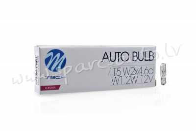 Z29 - T5W M-TECH bulb W1.2W T5 W2x4.6d 1.2W 12V - Spuldzite - UNSORTED HALOGĒNA SPULDZES Rīga - foto 1