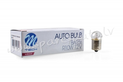 Z31 - R10W M-TECH bulb BA15s G18 12V/10W CLEAR - Spuldzite - UNSORTED HALOGĒNA SPULDZES Rīga - foto 1