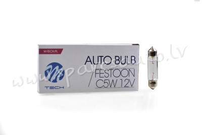 Z34 - C5W 41MM, M-TECH bulb C5W T11x41 SV8.5 12V/5W - Spuldzite - UNSORTED HALOGĒNA SPULDZES Rīga - foto 1