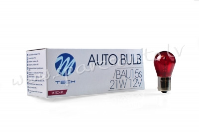 Z59 - PR21W M-TECH bulb BAU15s 12V/21W RED - Spuldzite - UNSORTED HALOGĒNA SPULDZES Rīga - foto 1