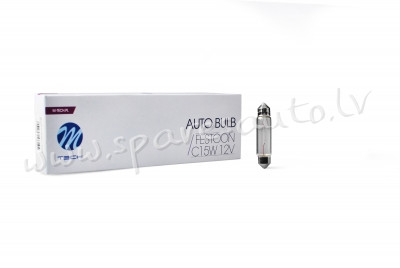 Z98 - C15W M-TECH bulb C15W 12V 15W 43mm 12V 15W SV8.5-8 - Spuldzite - UNSORTED HALOGĒNA SPULDZES Rīga - foto 1