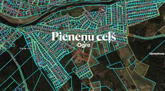 Land for Private Residential Development  A quiet, beautiful, naturally contoured plot surrounded by Ogre un novads