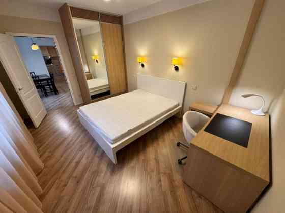 Furnished two-bedroom apartment in the very center of the city, which at the same time allows you to Rīga