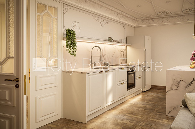 Projekts - Kalpaka Residence, fasādes māja, renovēta māja, slēgts pagalms, objektu apsargā Rīga - foto 2