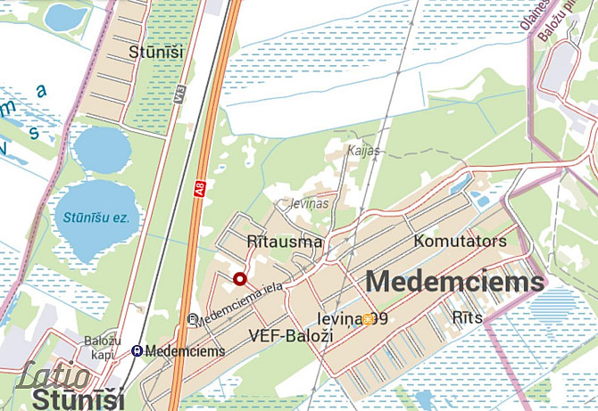 Pārdod taisnstūra formas zemesgabalu, saskaņā ar tehnisko projektu, uz kura atrodas vienģimeņu dzīvo Олайне - изображение 3