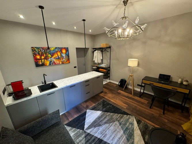 Mājīgs studio tipa dzīvoklis Rīgas centrā!  Dzivoklis veidots pec individuala planojuma ar Rīga - foto 1