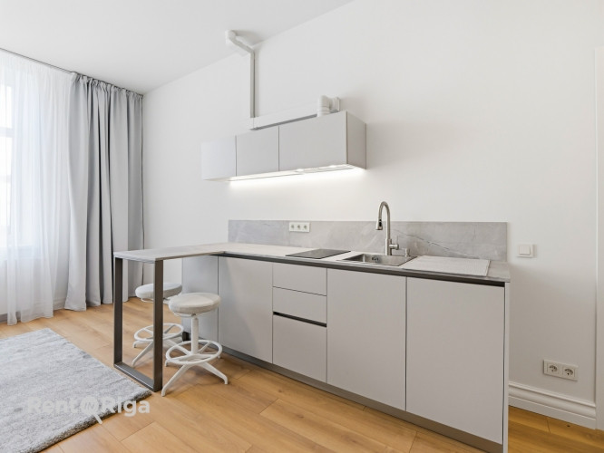 Piedāvājumā pilnīgi jauns premium klases studio tipa dzīvoklis vienā no elegantākajiem Rīga - foto 8