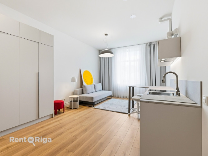 Piedāvājumā pilnīgi jauns premium klases studio tipa dzīvoklis vienā no elegantākajiem Rīga - foto 2