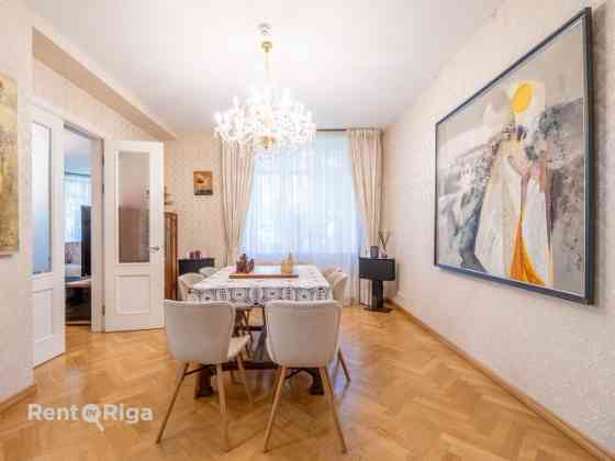 An elegant brick private house for rent in one of Rigas most sought-after neighborhoods  Mežaparks.  Rīga