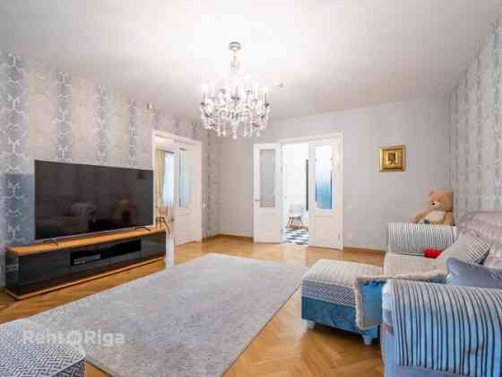 An elegant brick private house for rent in one of Rigas most sought-after neighborhoods  Mežaparks.  Rīga
