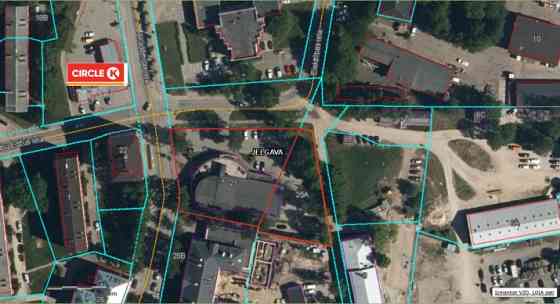 Property for sale in Jelgava city center.  Building - Akademiias 21 Street,  The land under it - Aka Елгава и район