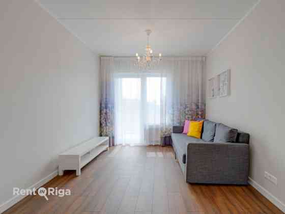 A high-quality and modern, fully furnished one bedroom apartment for long-term rent in the new proje Rīga