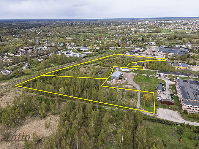 Piedāvājumā apbūves gabals Jelgavas rūpnieciskajā zonā, kas ir piemērota vieta ražošanas, Jelgava un novads - foto 2