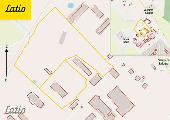 Pārdod komercapbūves zemes gabalu industriālajā teritorijā pie Valmieras, Valmieras Valmiera un novads