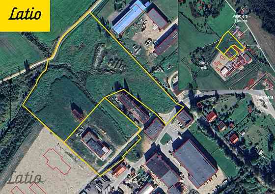 Pārdod komercapbūves zemes gabalu industriālajā teritorijā pie Valmieras, Valmieras Valmiera un novads