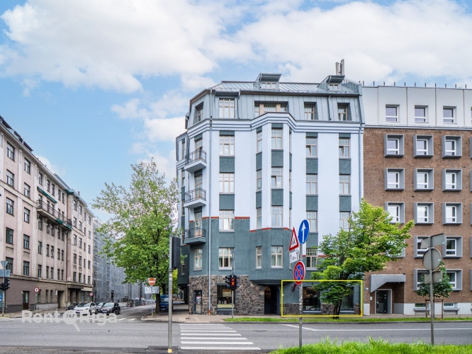 Tirdzniecības telpas Kr. Valdemāra ielā 61  Tiek piedāvātas nomai kvalitatīvas tirdzniecības Rīga - foto 1