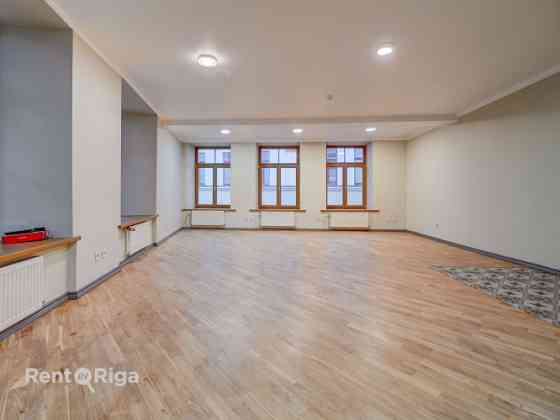 Office with a kitchen area and a private restroom.  A major renovation has just been completed in th Rīga
