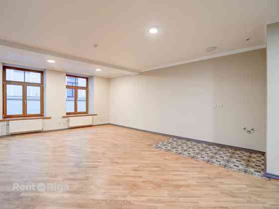 Office with a kitchen area and a private restroom.  A major renovation has just been completed in th Rīga