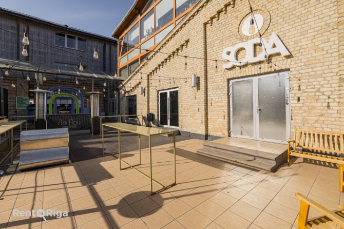 Telpas birojam ar terasi.  Iepriekš telpās atradās klubs Soda, bet tagad telpās ir veikts Rīga - foto 9