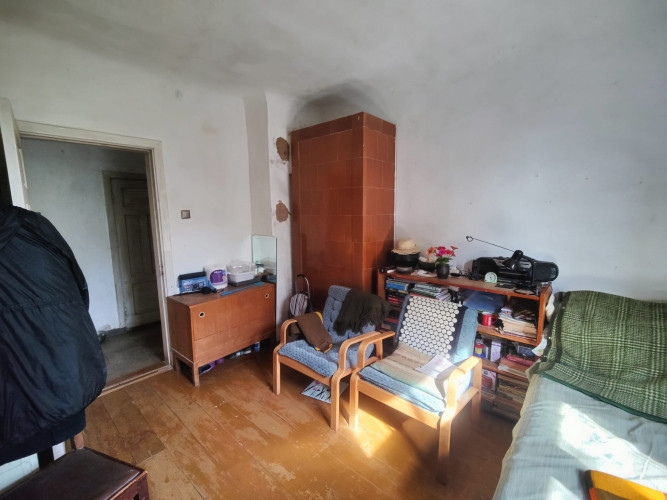 Divstāvu ēka Mūsas upes krastā ar gleznainu ainavu.  Pirmajā stāvā atrodas 2 guļamistabas, Bauska un novads - foto 5