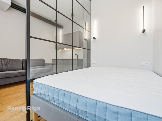Studio tipa dzīvoklis ar dizainu, kas pārdomāts līdz pēdējai detaļai un komfortu, kas Rīga - foto 7