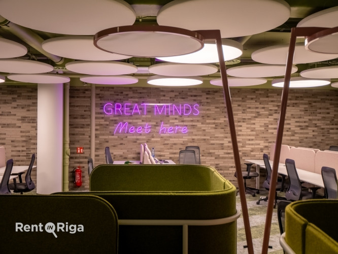 Арендуйте co-working офис в Galerija Rīga!  Без начальных вложений  полностью оборудован и Рига - изображение 9