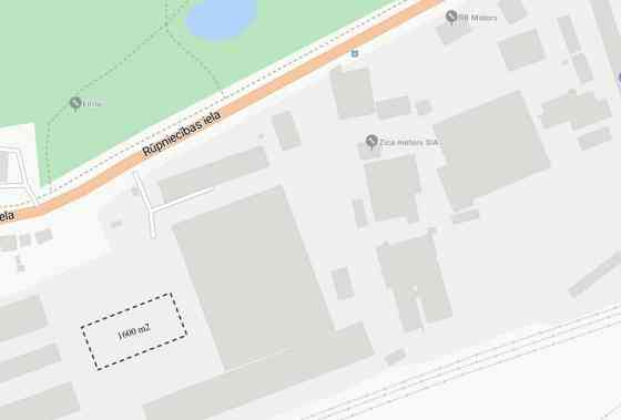 Утеплённый ангар под склад или производство в Елгаве. Полированные бетонные Елгава и район