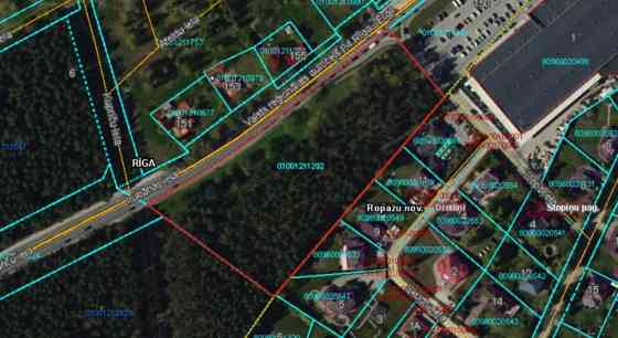 Land for sale in one of the busiest traffic locations in Riga with convenient access road.  All city Rīga