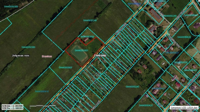Tiek pārdots zemesgabals ar lielu dīķi Brankās.  Zemes pielietojuma veids (Dzs1) - Savrupmāju Jelgava un novads - foto 1