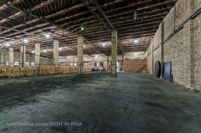Noliktavas telpas Rumbulā.  1000 m2 noliktavas telpas aprīkotas ar apkuri; 1000 m2 noliktavas Rīgas rajons - foto 8