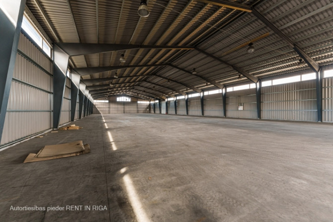 Iznomā jaunu angāru Ilzenes ielā 18  + platība - 1880m2 + Nomas cena - 3 EUR/m2 + Vārtu Rīga - foto 5