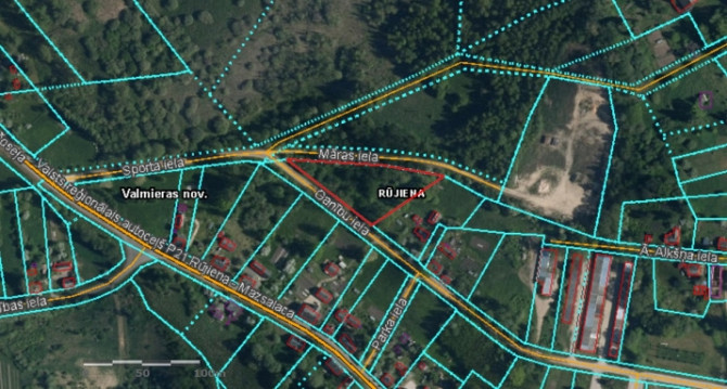 Zemesgabals Rūjienas pilsētas nomalē.  Zeme paredzēta privātmājas būvniecībai, bet zemes Valmiera un novads - foto 5