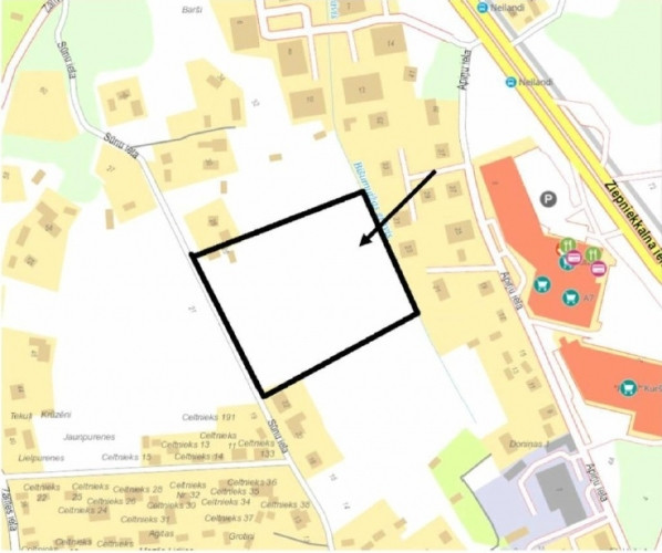 Zeme 18 privātmāju ciematam ar detālplānojumu.  Pārdota tiek 1/2 no šī zemes gabala (13 Ķekavas pagasts - foto 5
