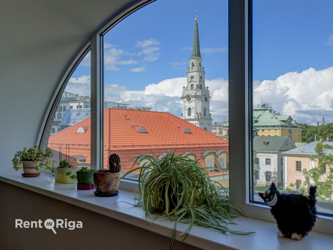 Просторная, светлая квартира с большой террасой для аренды в тихом центре Риги. Рига - изображение 10