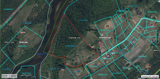 Zemes gabals Gaujas upes pirmajā līnijā. (Krasta līnija 800 m)  + Zemes gabals 15 km attālumā no Āda Рижский район - изображение 2