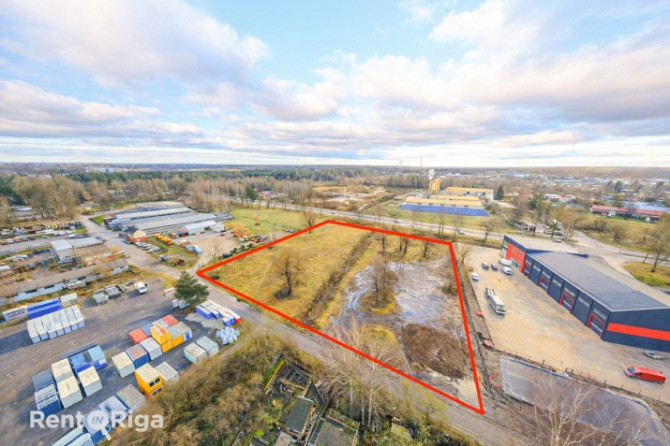 Land plot in Rumbula  along Latgales Street.  Building height: up to 6 floors Building density: up t Рижский район - изображение 1