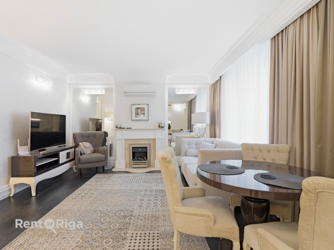 Izīrē 2-istabu dzīvokli elitārajā kompleksā Aleksandra Apartment.  Dzīvoklis sastāv no Rīga - foto 8