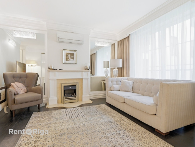 Izīrē 2-istabu dzīvokli elitārajā kompleksā Aleksandra Apartment.  Dzīvoklis sastāv no Rīga - foto 4