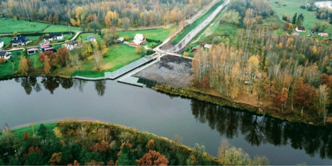 Apbūves gabals ainaviskā vietā blakus Gaujas upei ar savu individuālu kanālu, kurš ietek Ādažu novads - foto 6