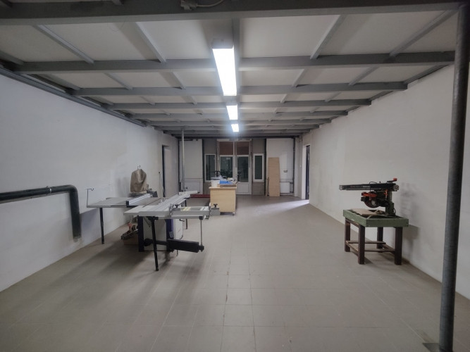 Noliktavas/ražošanas telpas Šampēterī.  Kopējā telpu platība 470 m2. 1. stāvs: Kopējā Rīga - foto 4