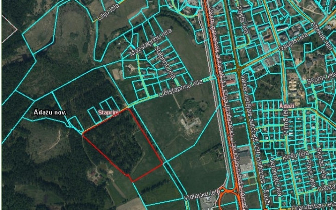 Pārdod zemes gabalu Ādažos netālu no VIA Baltic, Tallinas šosejas (A1), 9,58 ha platībā. Ādažu novads - foto 2